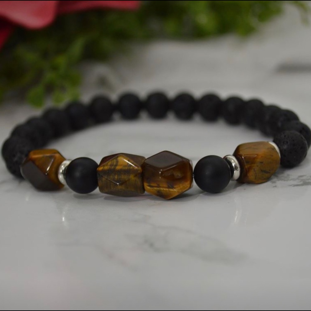 Tiger Eye Diffuser Bracelet